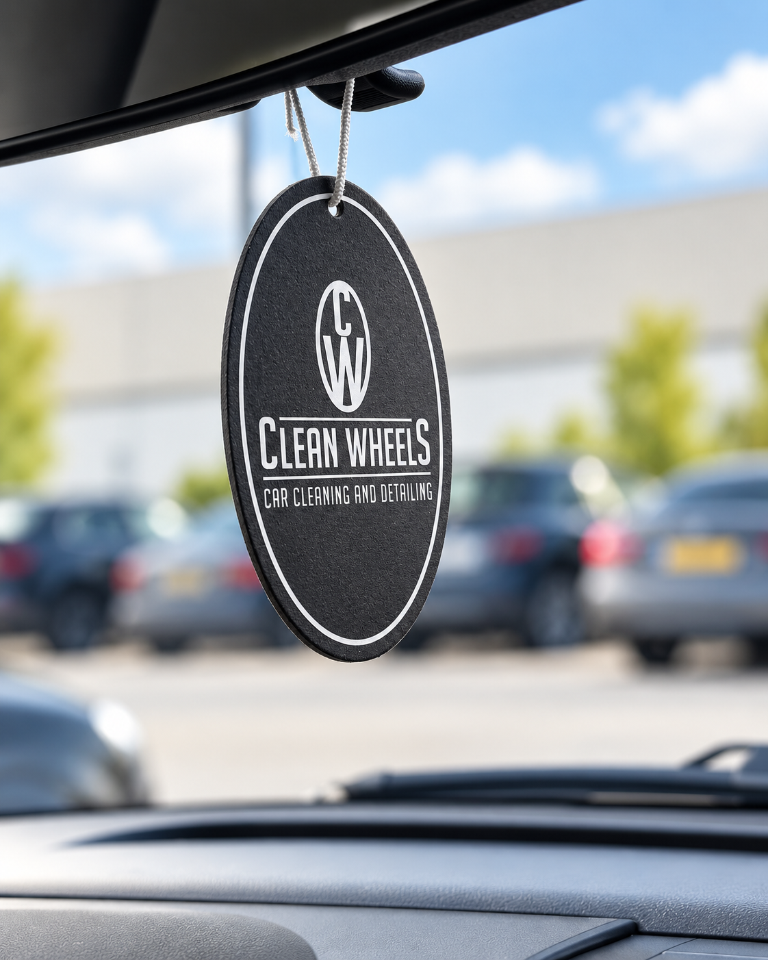 CleanWheels geurhanger voorkant